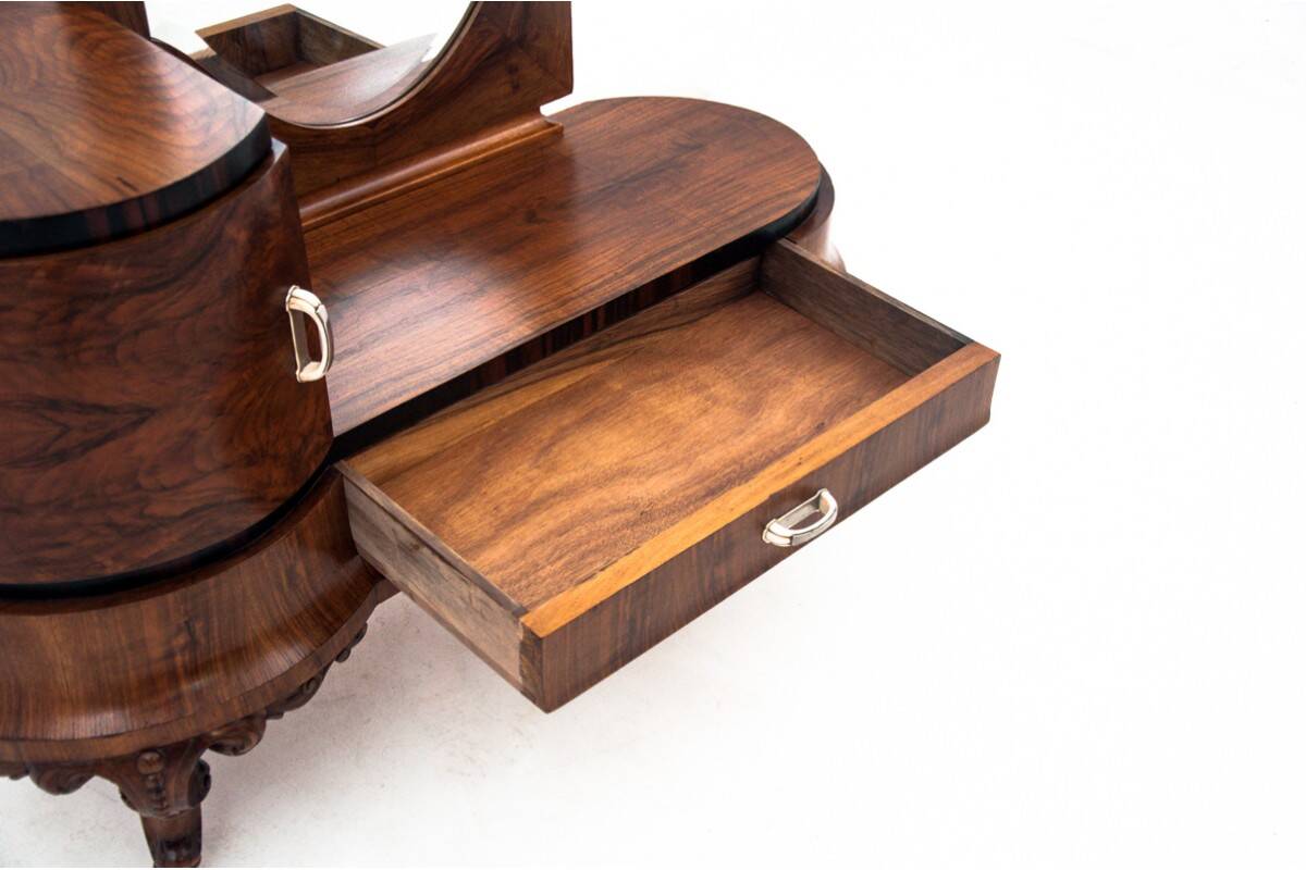 Coiffeuse - Miroir tremo Art Déco, Italie, années 1920. Après rénovation.