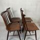 4x spindle chairs Ilmari Tapiovaara (Finland)