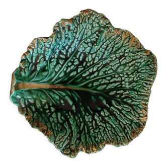Cabbage leaf in Sarreguemines slip