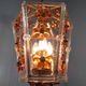 Glass flower hanging lamp 1950-60’s