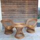 Salon de jardin en rotin