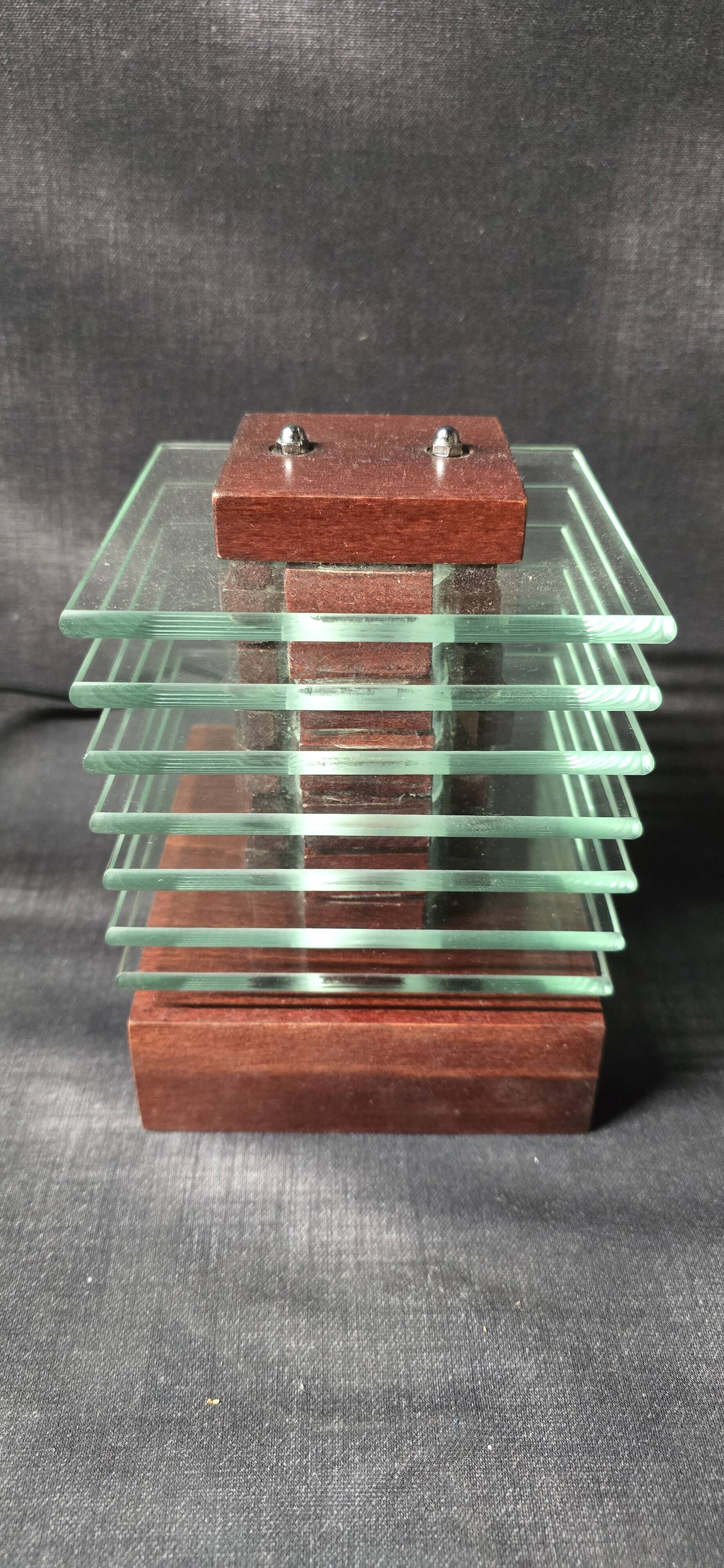 Table lamp, reissue of a model attributed to Desny Demeter.