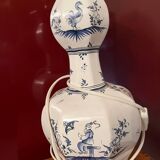 Large lamp base in Moustiers style