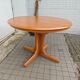 Vintage Round Extendable Dining Table - Wood - Extendable Table - Dining Table