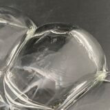 Plat/Coupe Pâquerette en verre transparent