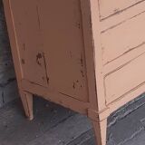 Patinated Directoire chest of drawers