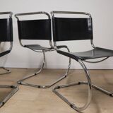 Set of 4 MR10 chairs by Ludwig Mies Van Der Rohe