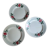 Set of 3 flat plates Mado