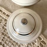 Antique coffee maker in enamelled sheet metal