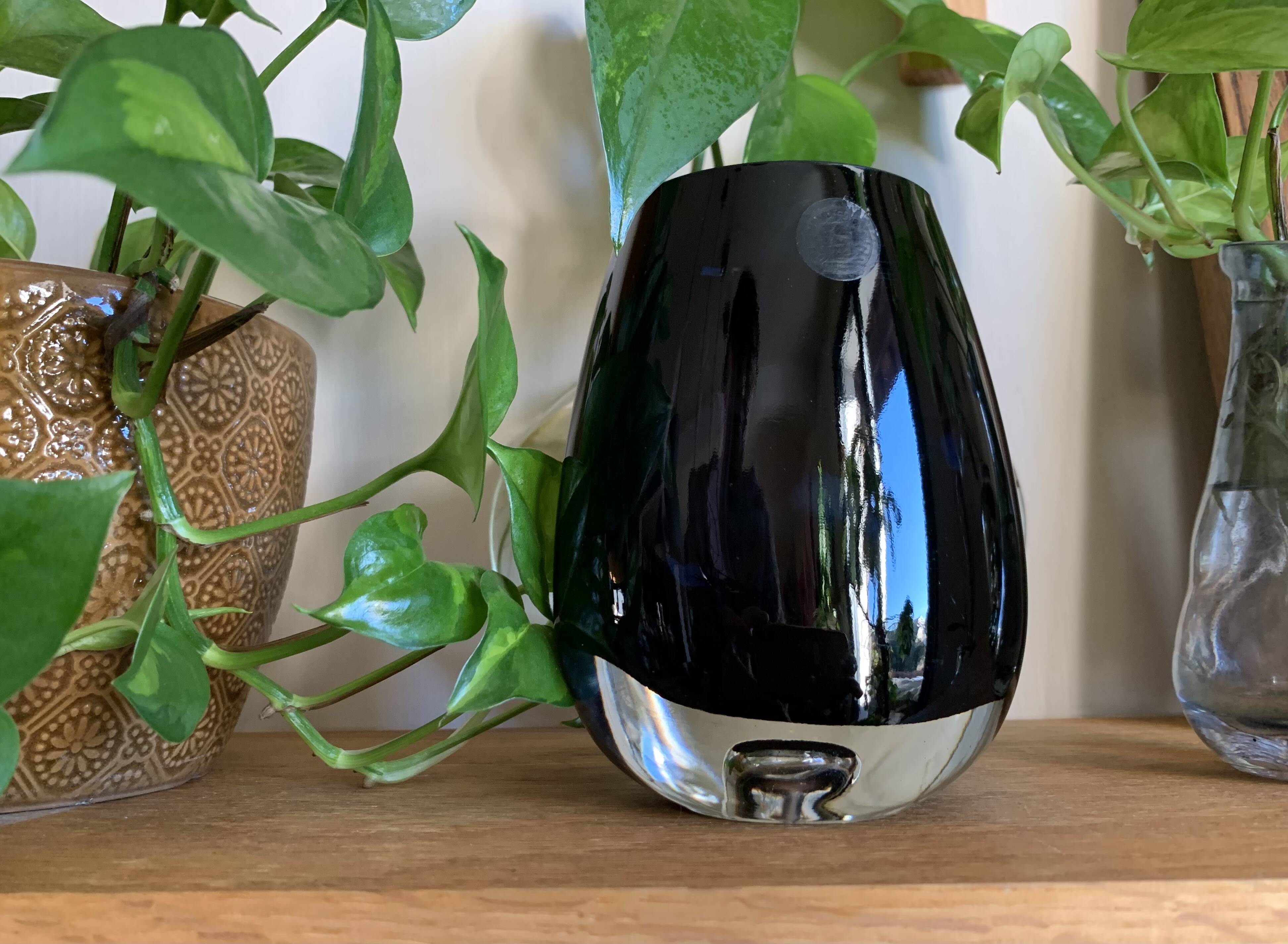 Orrefors vase, Swedish design, 1960s-70s