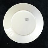 3 flat plates Badonviller model rose no Digoin