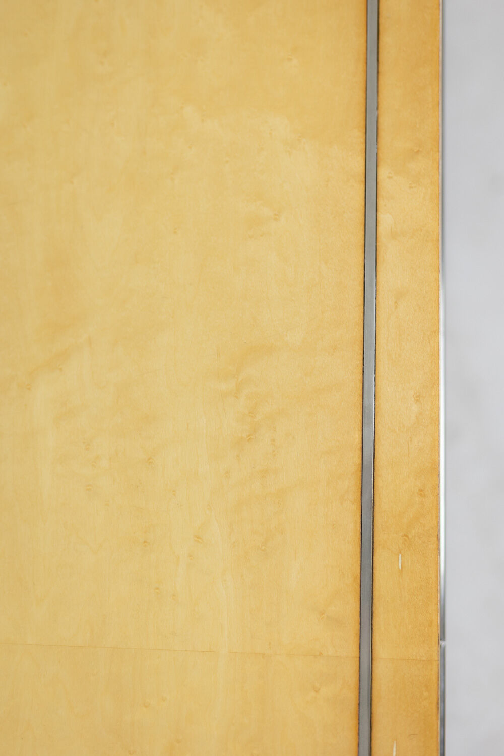 Four-door birch wood enfilade. 1970s.