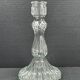 Molded glass candle holder trendy 22.5 cm