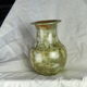Vase with complete golden crystallization, high silhouette - Montgolfier - 80s
