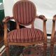 2 Louis XVI style armchairs