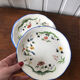 Lot dessert plates Birds of Pardadis Gien