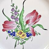 6 old Luneville flat plates, Réverbère model