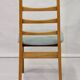 Set of 4 year old Scandinavian chairs restored fabric Edition Lelievre .