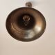Suspension  abat-jour en laiton - lustre cloche métal bronzé