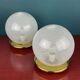 Lampes de table Swirl en verre Murano par F.Fabbian, Italie, années 1970, lot de 2