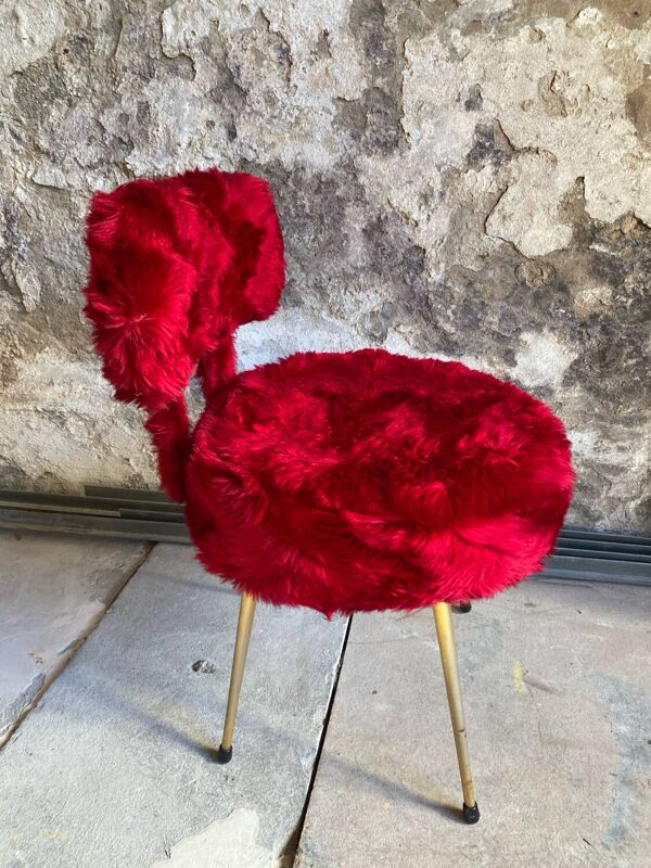 Chaise moumoute