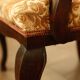 Antique Queen Anne Revival Carver Armchair with Floral Tapestry Upholstery