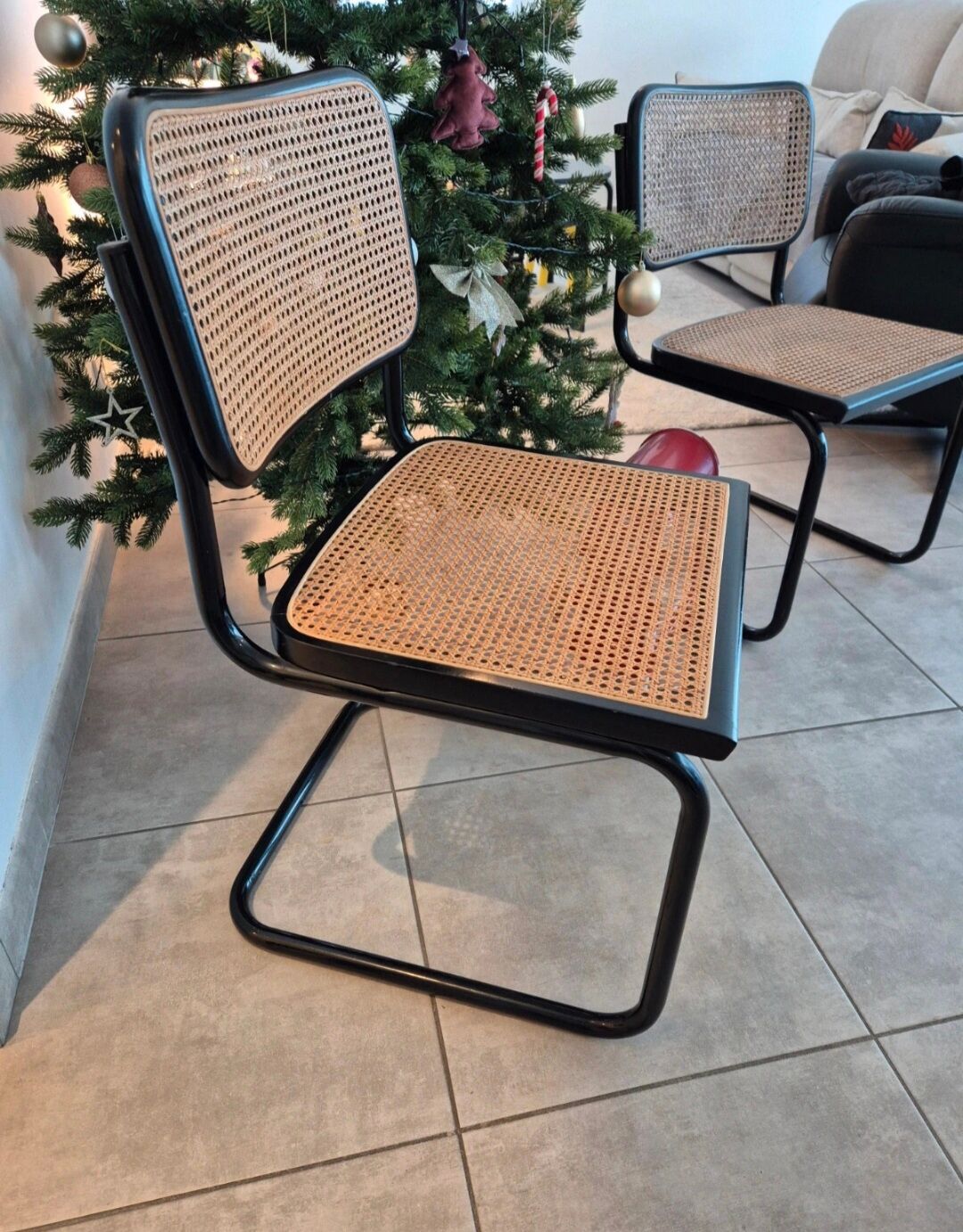 B32 Chair Marcel Breuer black beech (2 available)