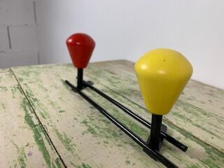 Wall coat rack double 60s