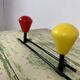Wall coat rack double 60s