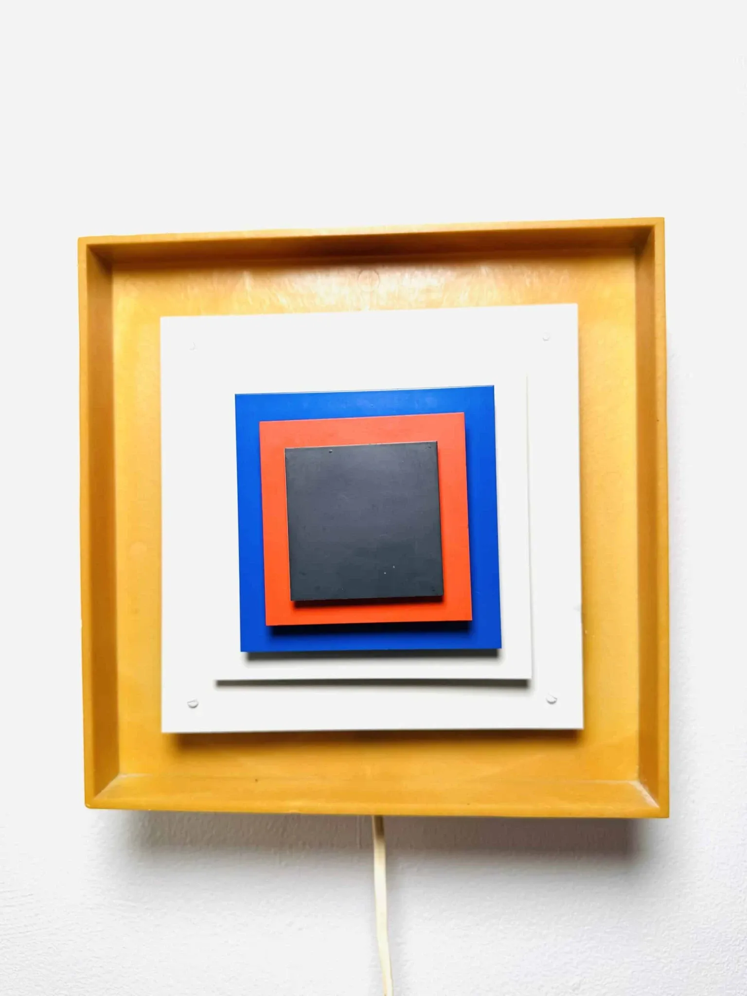 Kvadrille Wall Lamp By Bengt Karlby For Lyfa, Denmark, 1970S