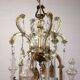 Glass chandelier Italy 20th Century