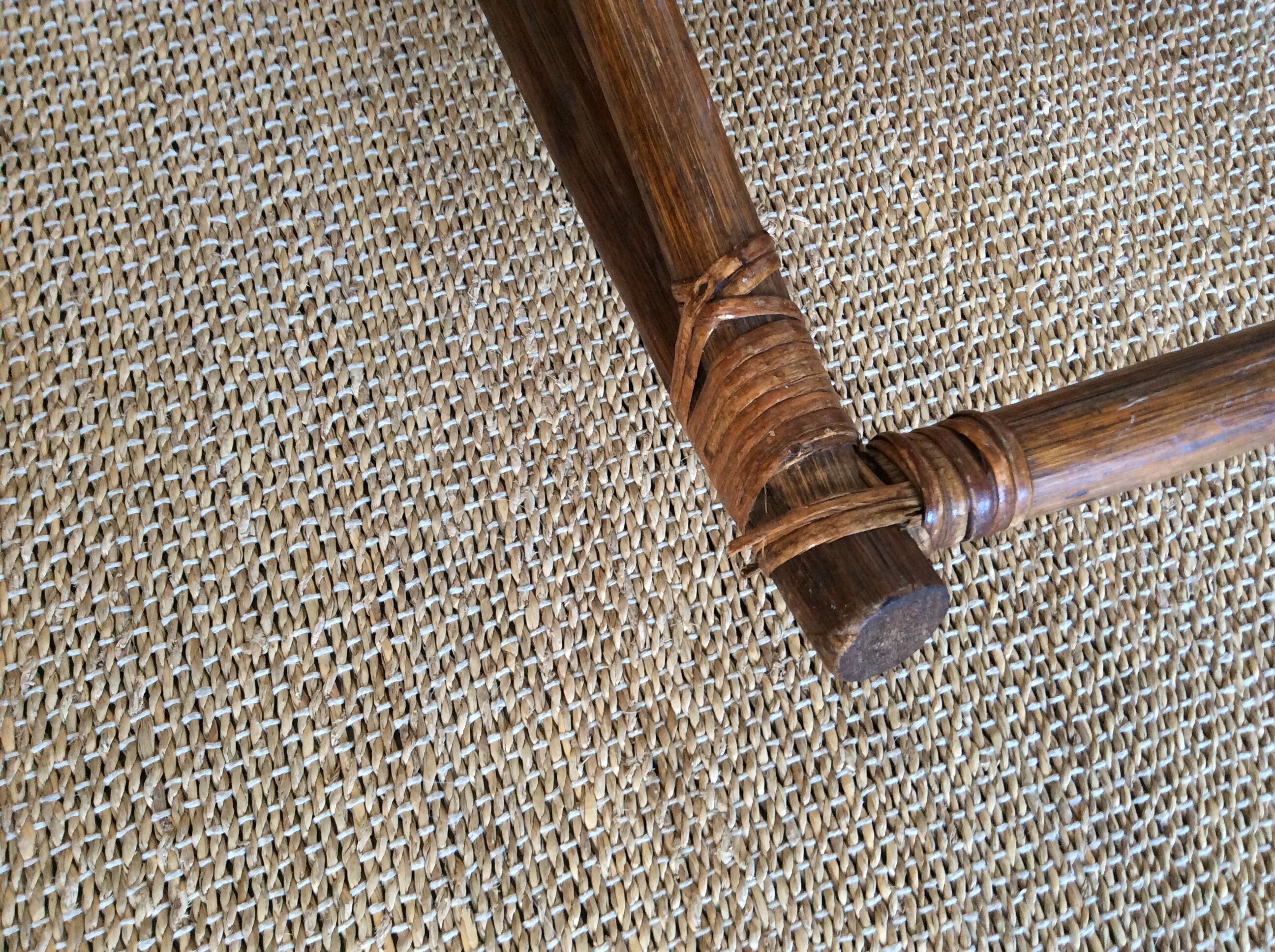 Rattan rocking horse