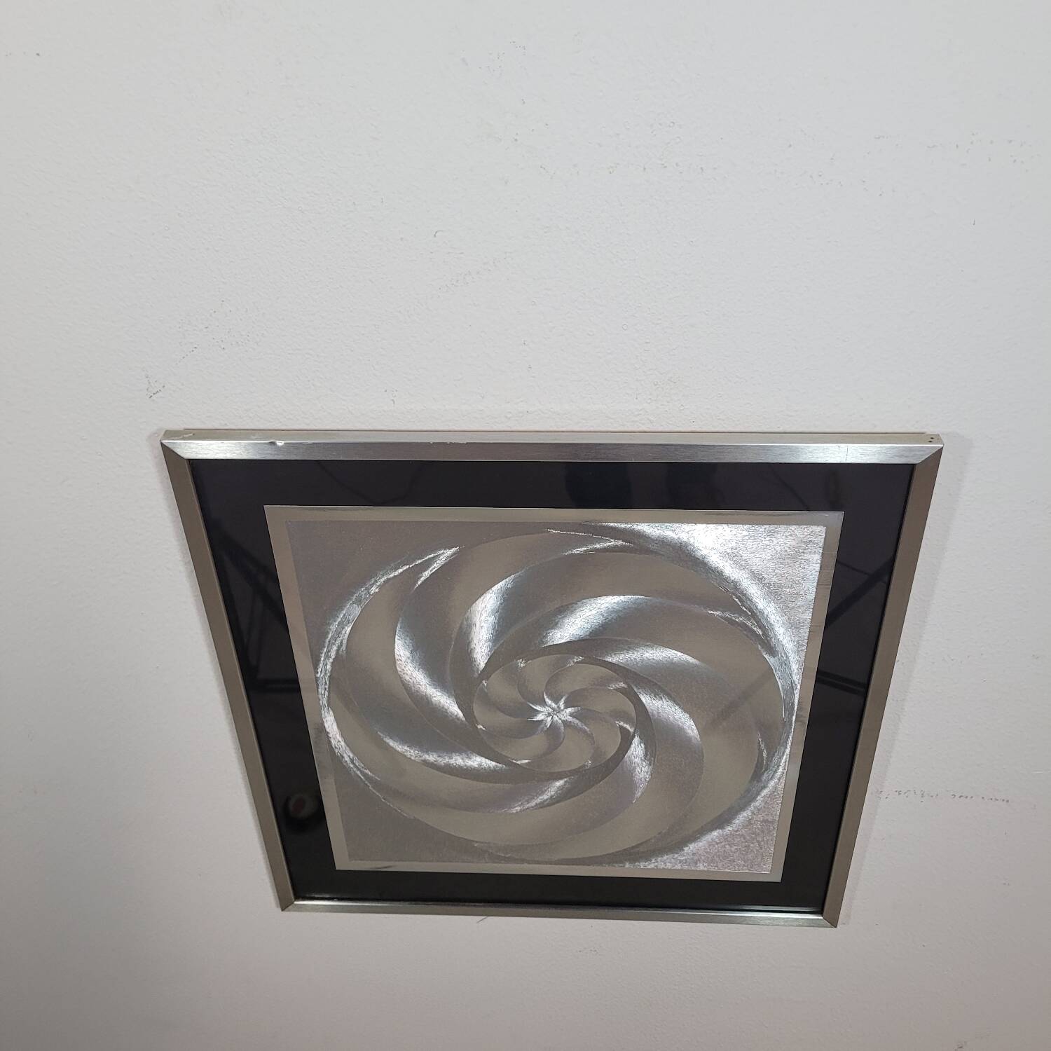 Vintage kinetic painting from the 1970s