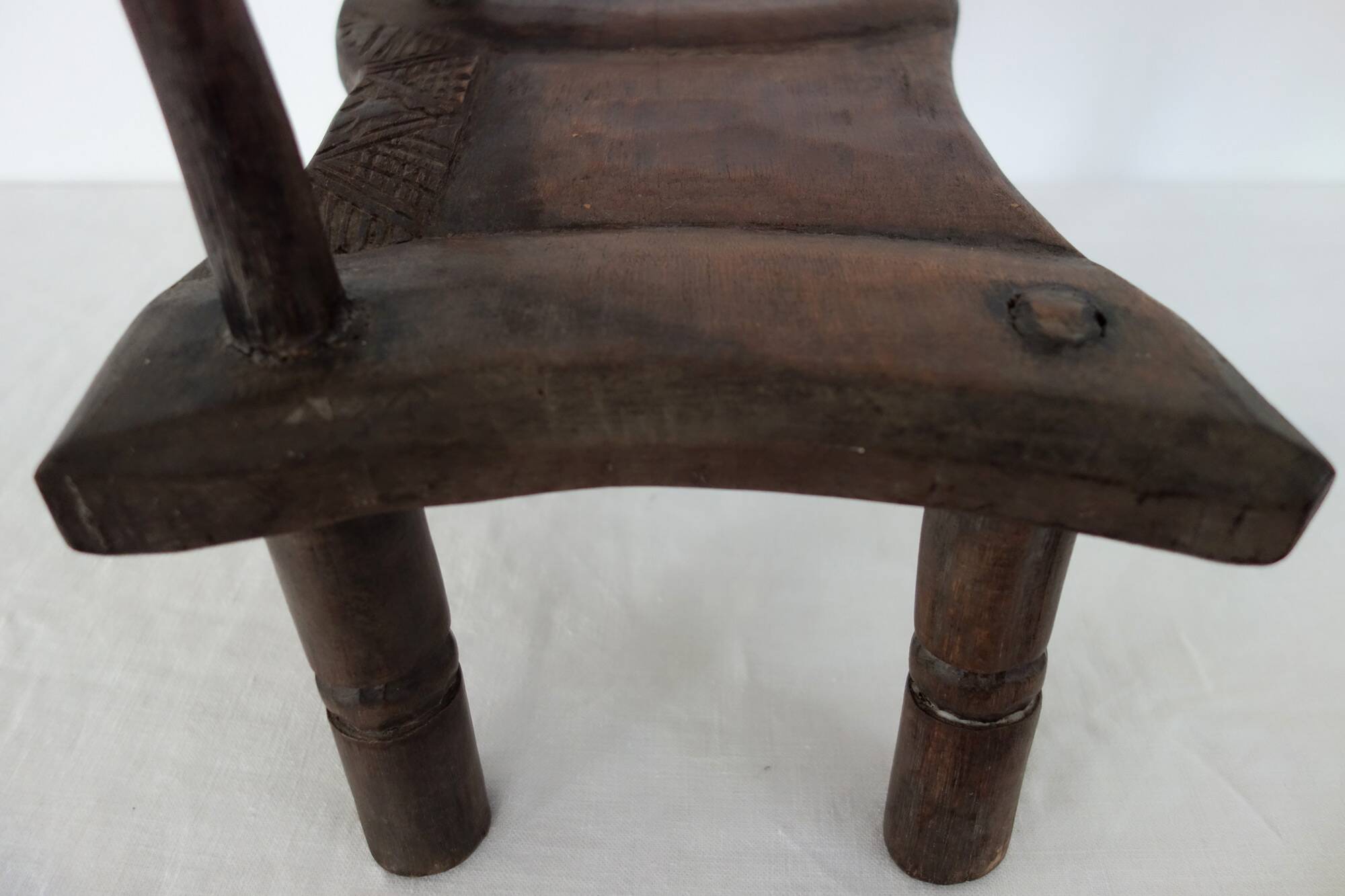Ancienne chaise traditionnelle Dan, Côte d'Ivoire