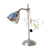 Old Art Deco Office Workshop Lamp Aluminum Lampshade