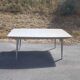 Large vintage extendable dining table – splayed legs