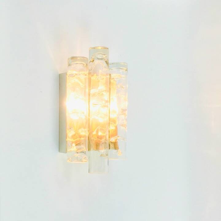 Large Mid-Century Modern Murano Glass Wall Light from Doria, Germany, 1960s