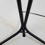 Tripod floor lamp crossfire black and gold style 50s