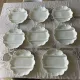 Asparagus plates in Lafarge porcelain