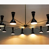 Very large chandelier Italian 24 lights Italian style years 50