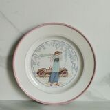 Primula art nouveau style dinner plates
