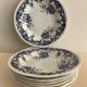 8 hollow plates Villeroy and Boch, Valeria model in vitro porcelain