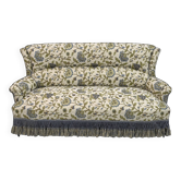 Rare 19th Century Napoleon III Brocade Sofa 1870