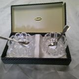 Crystal salt and pepper shakers
