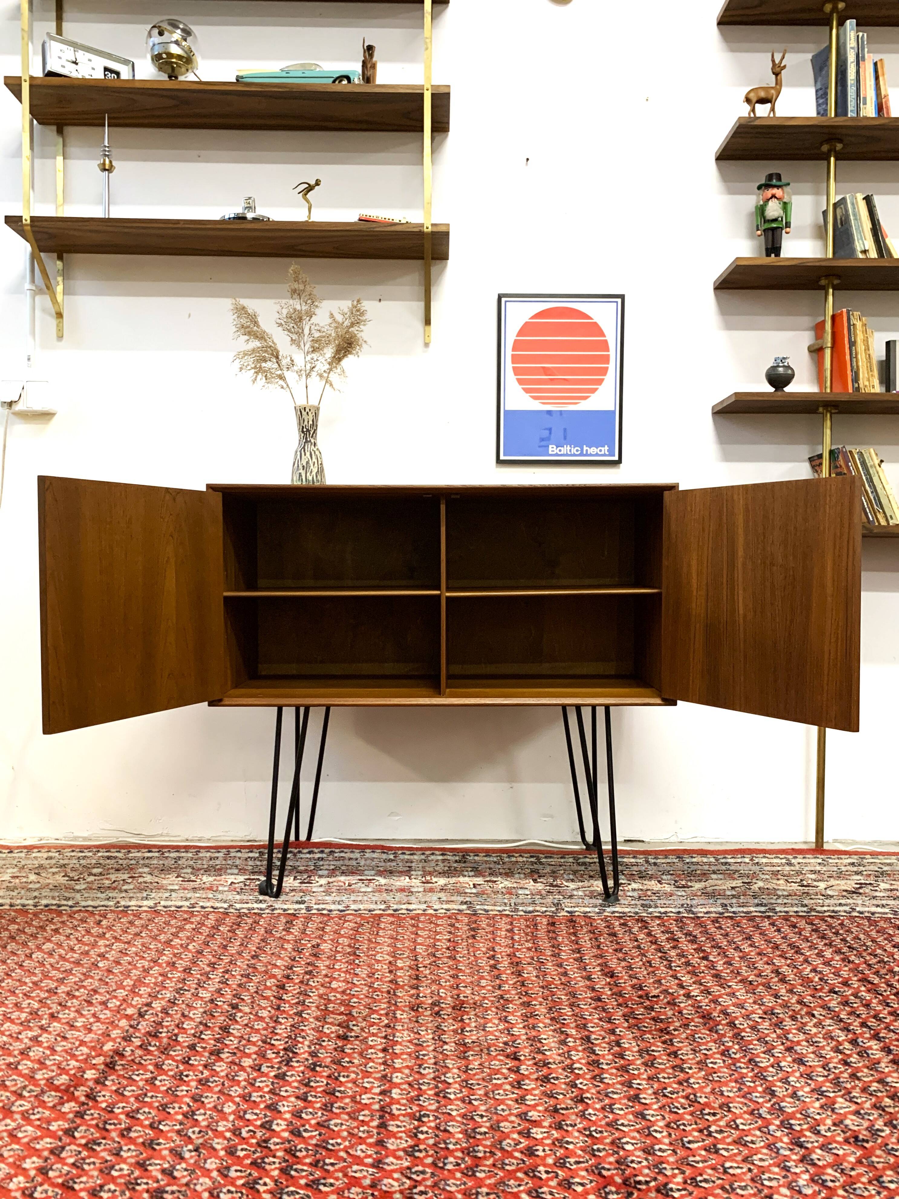 Teak cabinet, norway 1960s/70s, vintage, mid-c modern