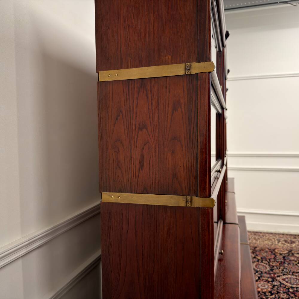 Classic English Globe Wernicke Style Bookcase