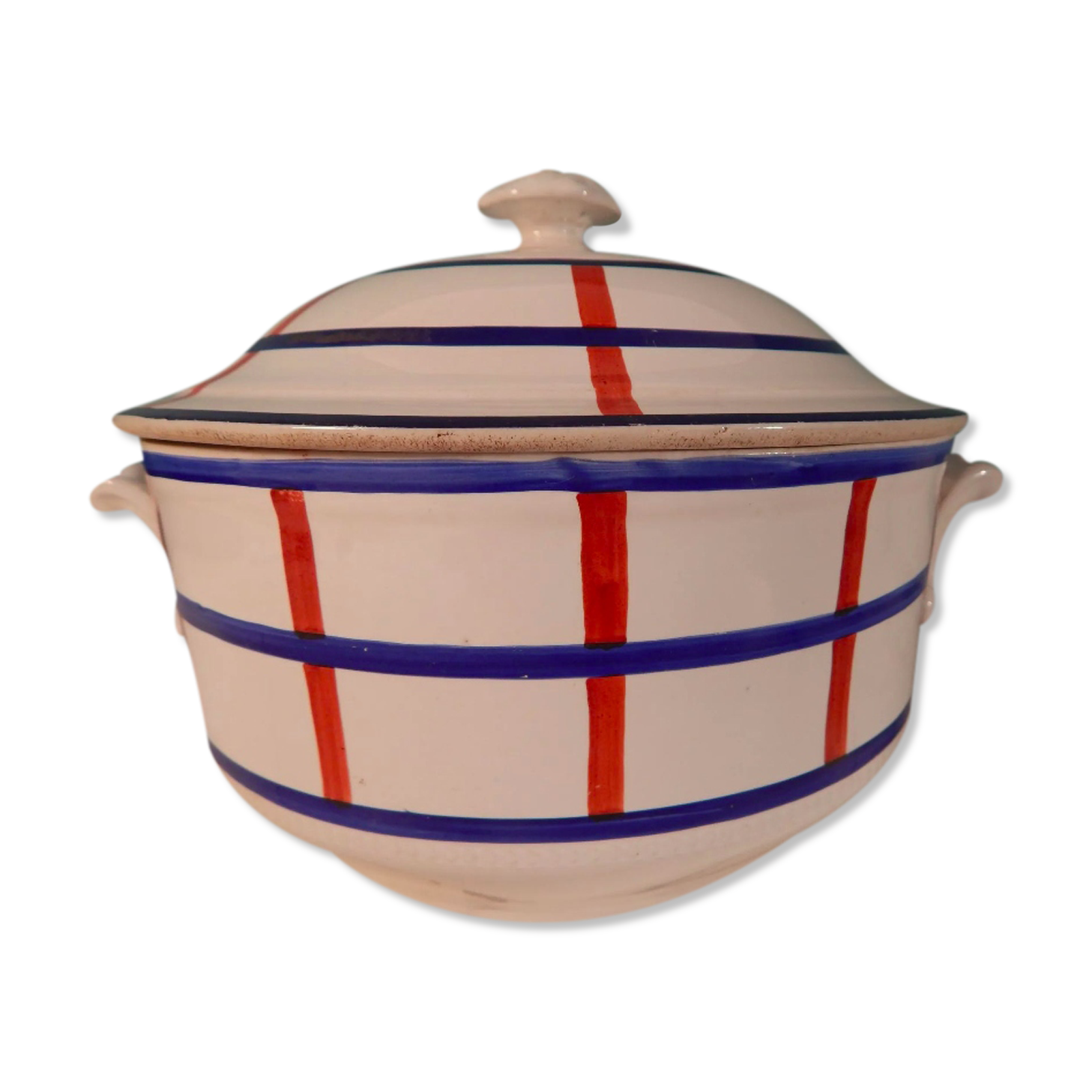Steel earth soup bowl