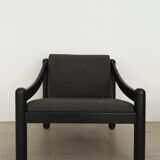 Italian Carimate armchair designed by Vico Magistretti for Cassina  1960s