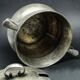 Punch bowl, Art Deco, silver-plated brass, Germany, 1930s