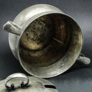 Punch bowl, Art Deco, silver-plated brass, Germany, 1930s
